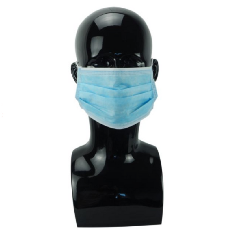Shield Surgical Face Masks With Loops (Type IIR) - DK01BL | www.theglovestore.co.uk